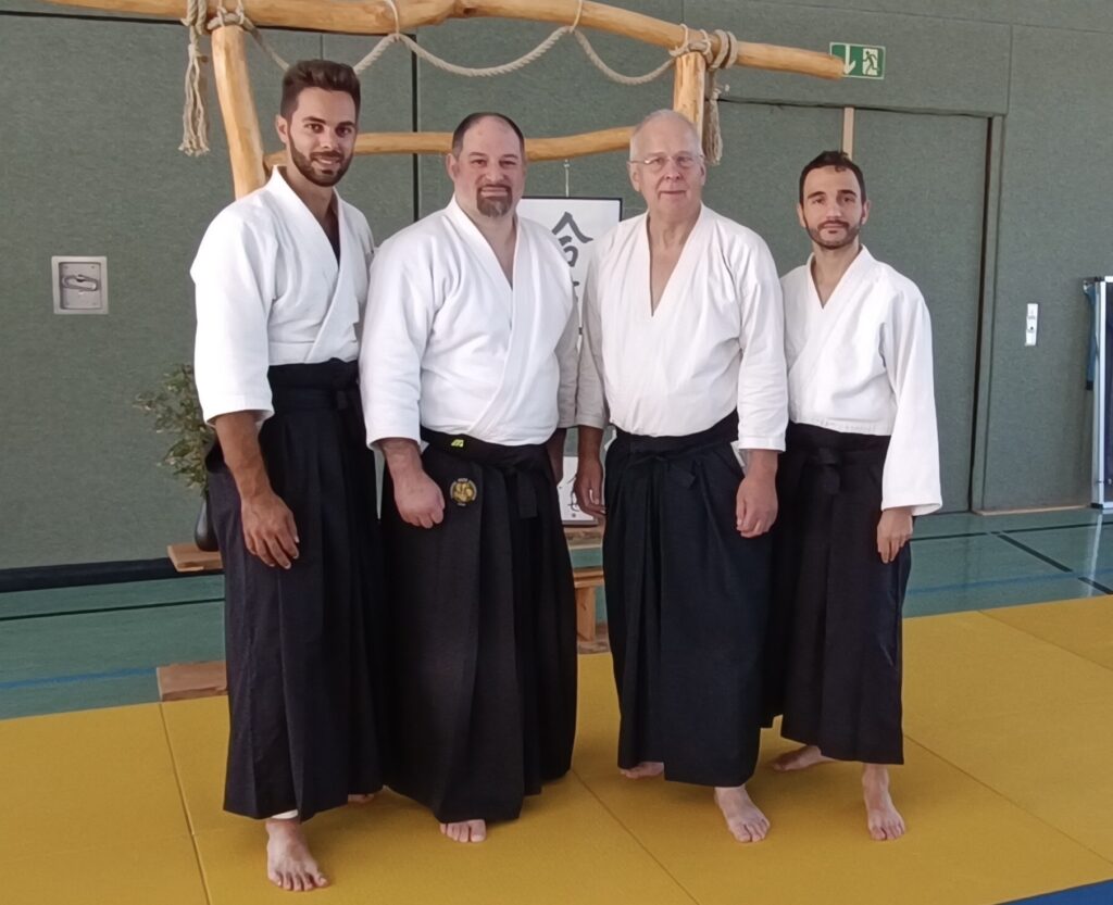Wolfgang Baumgartner con l'Aikido Origin